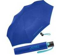 Paraguas de bolsillo Benetton Mini AC, azul brillante, 95 cm