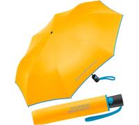 Paraguas de bolsillo Benetton Mini AC, Spectra amarillo., 95 cm, Paraguas plegable automático