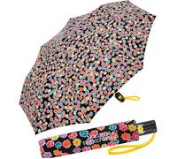 Paraguas de bolsillo Benetton Mini Automático Dots, Wild Blooms Multicolor, 95 cm