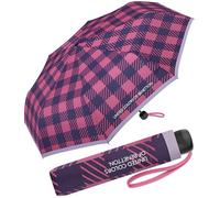 Paraguas de bolsillo Benetton Super Mini Dots, Checks Pink, 95 cm