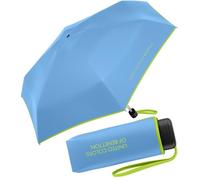 Paraguas de bolsillo Benetton Ultra Mini Flat Solid, All Aboard, 88 cm