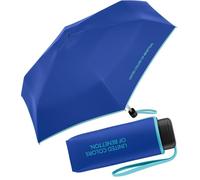Paraguas de bolsillo Benetton Ultra Mini Flat solid, azul brillante, 88 cm