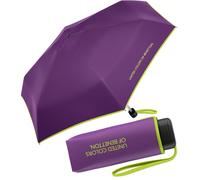 Paraguas de bolsillo Benetton Ultra Mini Flat solid, morado jacinto, 88 cm