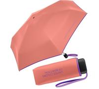 Paraguas de bolsillo Benetton Ultra Mini Flat solid, rosa salmón (georgia peach), 88 cm