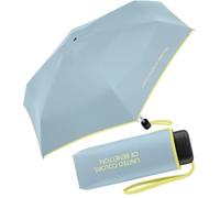 Paraguas de bolsillo Benetton Ultra Mini Flat solid, Tourmaline, 88 cm