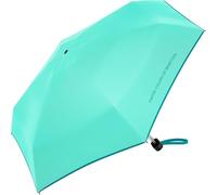 Paraguas de bolsillo Benetton Ultra Mini Flat Solid, Verde hielo., 88 cm