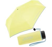 Paraguas de bolsillo Benetton Ultra Mini Flat solid, Yellow Pear, 88 cm