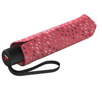 Paraguas de bolsillo Knirps A.050 Medium Manual - Compacto y resistente a las tormentas - Estable - Cortavientos, coral, Centre, Moderno