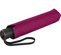 Paraguas de bolsillo Knirps A.200 Medium Duomatic - Compacto y resistente a las tormentas - Probado en túnel de viento, Morado oscuro, M, Moderno y funcional