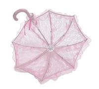Paraguas de Encaje Vintage Hecho a Mano, Accesorio de Fotografía Nupcial