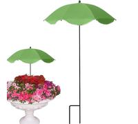 Paraguas de jardín para - Protección impermeable de gran tamaño de doble capa | Sombra y protección solar para - Para jardín, exterior, patio, lluvia, piscina, balcón, árboles, flores, Terra, Encaje
