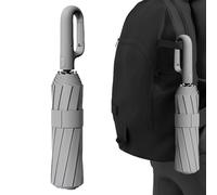Paraguas de lluvia compactos - Paraguas plegables de lluvia a prueba de viento,Paraguas plegable automático impermeable a prueba de viento | Paraguas con hebilla de anillo, suministros de viaje