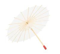 Paraguas de Papel a Prueba de Lluvia, sombrilla de Papel Hecha a Mano con sombrilla de Papel Chino Ideal para Bodas, Damas de Honor - Puro(#2)