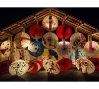 Paraguas de Papel japonés: Rompecabezas de 8000 Piezas para Adultos, educación Familiar, Desarrollo Intelectual y Alivio del estrés (Mayores de 14 años)