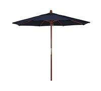 Paraguas de Parasol Paraguas al Aire Libre, Patio al Aire Libre, Patio Trasero de jardín de jardín Paraguas de Mercado de Oasis para Viajar en Playa, marrón/Azul/Azul Oscuro (Color: Azul Oscuro,