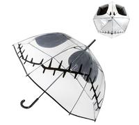 Paraguas de Pesadilla Antes de Navidad para Adultos - Color Negro y Blanco - Apertura Manual - Diseño de Jack Skellington - Producto Original Diseñado en España