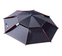 Paraguas de pesca de 2 m, 2,2 m, 2,4 m, 2,6 m, impermeable, resistente al viento, para playa y jardín, protección solar ajustable, para pescadores, toldo duradero para entusiastas de la pesca