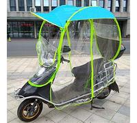 Paraguas de scooter de motor eléctrico completamente cerrado Paraguas de movilidad Parasol y cubierta para lluvia, Paraguas de scooter de motor de automóvil universal Movilidad Sol impermea