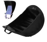 Paraguas de teléfono para Sol, Protector Solar para teléfono móvil de Coche, Soporte para teléfono con Bloqueo de deslumbramiento, Protector térmico para Montaje en salpicadero de Motocicleta(Black)