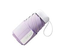 Paraguas De Viaje Compacto - Paraguas Plegable Ligero A Prueba De Lluvia De 14x5 Cm | Tamaño De Bolsillo Plegable Portátil Con Protección UV UPF50+ | Mochila Monedero Playa Escuela Equipo De Uso Diari