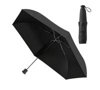 Paraguas de viaje resistente al viento UPF 50+ parasol portátil | Paraguas reforzado para viajes, playa, viajes, al aire libre, diario, senderismo, ciclismo, camping, aventura
