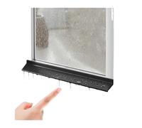 Paraguas del borde exterior de la ventana, Protector contra la lluvia for el borde exterior de ventana, autoadhesivo, negro, varios tamaños(4.5cm,2.5m(8.2ft))