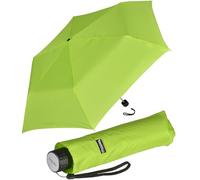 Paraguas Doppler Super Mini paraguas Havana Stick - estable, verde lima, 90 cm, Paraguas de bolsillo Super Mini