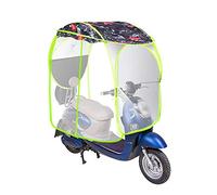 Paraguas Eléctrico Para Bicicleta, Sombrilla Plegable, Cubierta Impermeable Para La Lluvia Para Motocicleta Universal, Batería Impermeable, Toldo Para Coche, Paraguas, Gree,Green~rearviewmirror