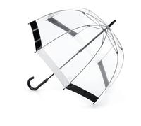 Paraguas Fulton Birdcage, transparente, Black & WhiteTrim (Transparente) - L041 Black & White Trim
