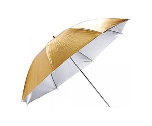 Paraguas GODOX UB-007 oro plata reversible 101cm