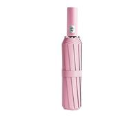 Paraguas grande totalmente automático de 24 huesos, resistente al viento y a los rayos UV, con 3 varillas plegables, doble paraguas for viajes y lluvia for hombres y mujeres Para Mujer Hombre(24 Ribs