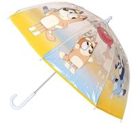 Paraguas Infantil Bluey para Niños y Niñas - Paraguas Ligero, Seguro y Resistente con Diseño Oficial de Bluey - Accesorio Colorido para el Colegio y Días de Lluvia