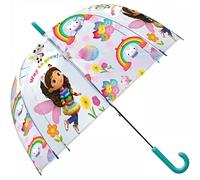 Paraguas infantil campana 46cm transparente GABBY´S DOLLHOUSE