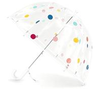 Paraguas infantil con techo de cúpula - Diseño ligero, bonito y divertido, paraguas de protección contra viento y lluvia, paraguas con mango en forma de campana transparente - Regalos para niños, S