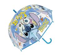 Paraguas infantil manual campana 67cm diámetro Stitch Disney azul
