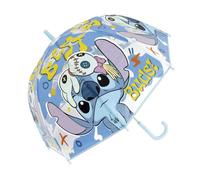 Paraguas infantil manual campana 67cm diámetro Stitch Disney azul flojo