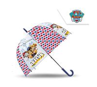 Kids Licensing Paraguas tipo campana transparente manual 46 cm La Patrulla Canina Niños
