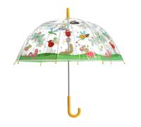 Paraguas Infantil Transparente Con Motivos De Insectos Y Mango Amarillo