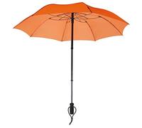 EuroSchirm Telescopio Handsfree Paraguas de Trekking Naranja