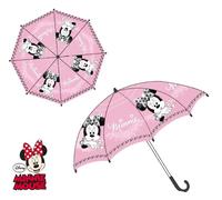 Paraguas Manual Minnie Disney 46cm - Producto Oficial - Especial Regalos Para Todos - Ropa de Lluvia y Paraguas Niño - Marca Sun City