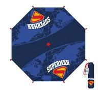 Paraguas manual plegable adulto Superman para lluvia diaria - Paraguas manual plegable adulto Superman compacto para bolso y mochila