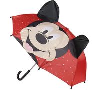 Paraguas Mickey Mouse 71436 Rosa Unisex - Diámetro 90cm - Forma 3D - Motivo Estampado - Producto Oficial y Original