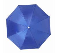 Paraguas montado en la cabeza protector solar a prueba de viento sombrero plegable paraguas para pesca al aire libre senderismo camuflaje azul real 65cm (Azul 132,5x8x2cm/52,17x3,15x0,79 pulgadas)