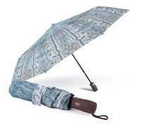 Paraguas Mujer Plegable Apertura y Cierre Automático - Sombrilla Lluvia Extra Plano de Color Liso- Paraguas Portátil Resistente Antiviento - Diám 95 cm PERLETTI Technology