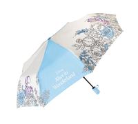 Paraguas niña Alicia en el País de las Maravillas - Paraguas plegable infantil automático | Disney regalos