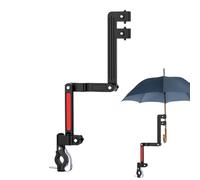 Paraguas para cochecito con abrazadera, soporte para paraguas de bicicleta - Abrazadera ajustable para soporte de paraguas - Paragüero para carrito de golf ajustable, soporte para paraguas para