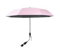 Paraguas para cochecito de bebé - Accesorio de parasol ajustable con abrazadera, toldo protección para bebés, paraguas plegable transpirable, accesorio viaje al aire libre cochecito niño
