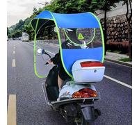 Paraguas para motocicleta totalmente cerrado, cubierta de lluvia para scooter, cubierta de lluvia para motocicleta, cubierta impermeable plegable universal para scooter de movilidad
