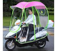 Paraguas para motocicleta totalmente cerrado, cubierta de lluvia para scooter, cubierta de lluvia para motocicleta, cubierta impermeable plegable universal para scooter de movilidad