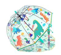 Paraguas para niños con techo de cúpula - Diseño ligero y bonito - Protección contra el viento y la lluvia - En forma de campana - Transparente - Regalos para niños, small